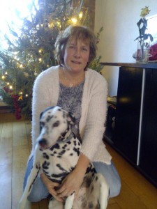 Janet met hond